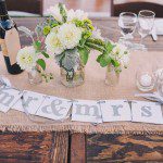 mr and mrs signs bride groom burlap white flowers mr and mrs signs bride groom burlap white flowers